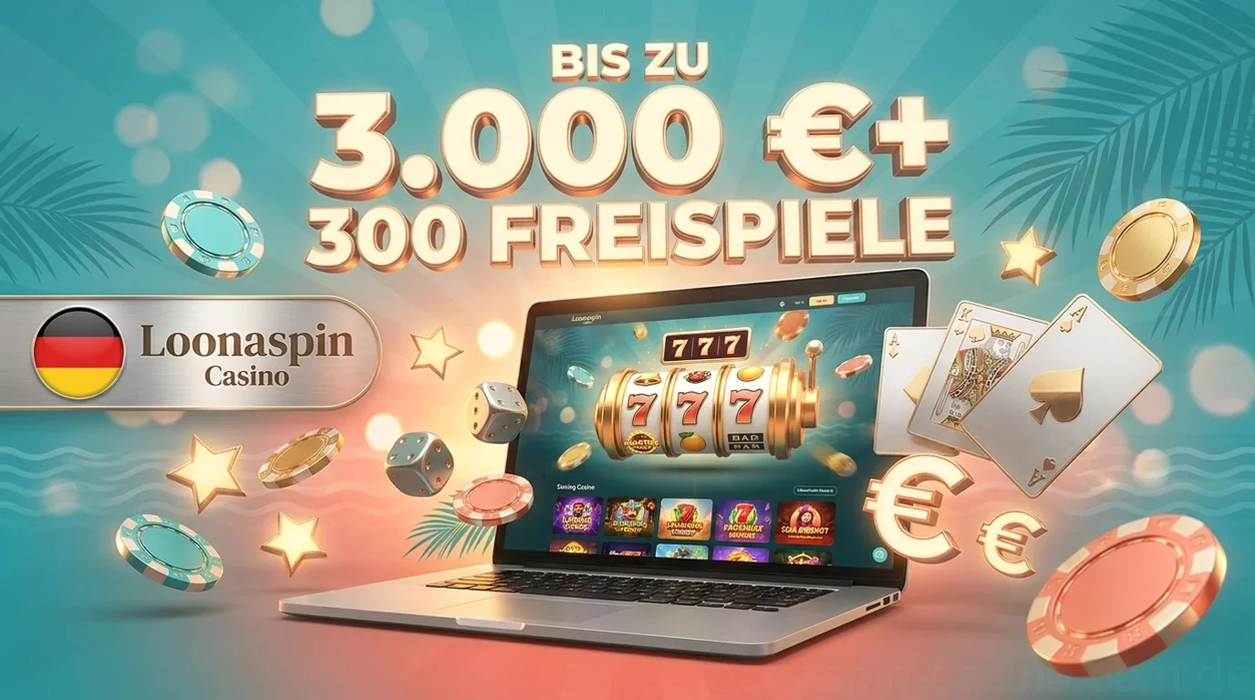 BIS ZU 3.000 €+ 300 FREISPIELE